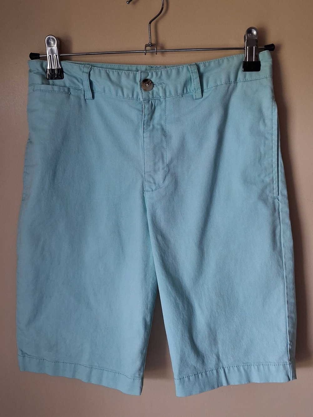 Polo Ralph Lauren Boy's Aqua Twill Shorts; Size 12